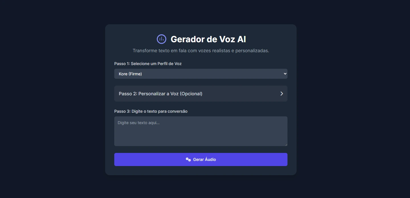 Pré-visualização do Crie Voz