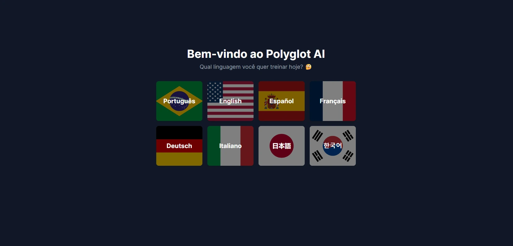 Pré-visualização do Treine Conversar